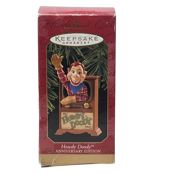 Hallmark Keepsake Ornament HOWDY DOODY Anniversary Edition 1997 Orig Box Vintage - Picture 6 of 8